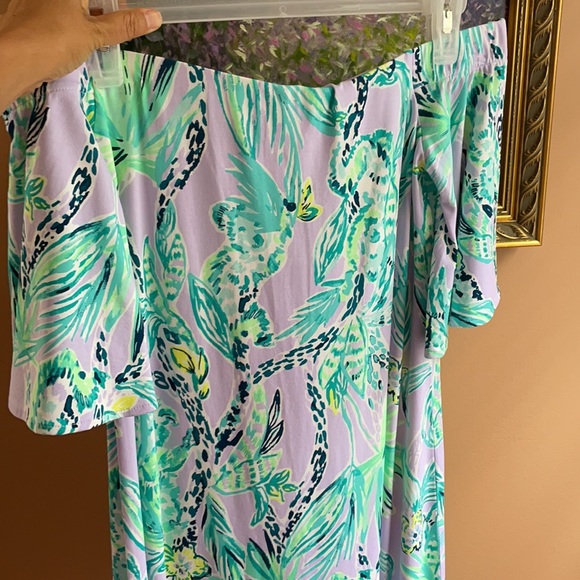 Fawcell dress off the shoulder floral size XS - Picture 13 of 17